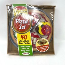 Melissa Doug felt food Pizza Set NEW