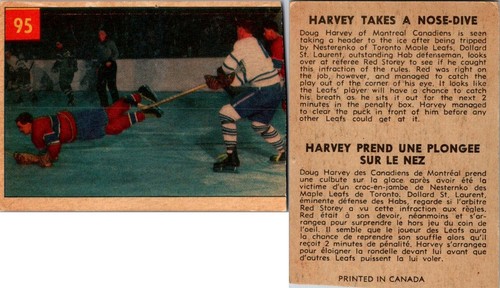 Harvey Takes A Nose Dive #95 card