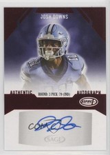 2023 Sage Aspire Red Josh Downs #ASP-JD Auto 2s2