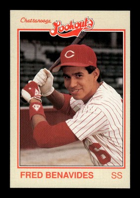 1989 Grand Slam Chattanooga Lookouts 5 Freddie Benavides BXCP13