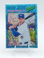 Bo Bichette 2026 Topps Heritage #122 Chrome Aqua Sparkle- Toronto Blue Jays