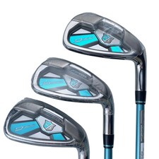 Wilson D300 set di ferri / 7-PW + SW / Flex donna / grafite