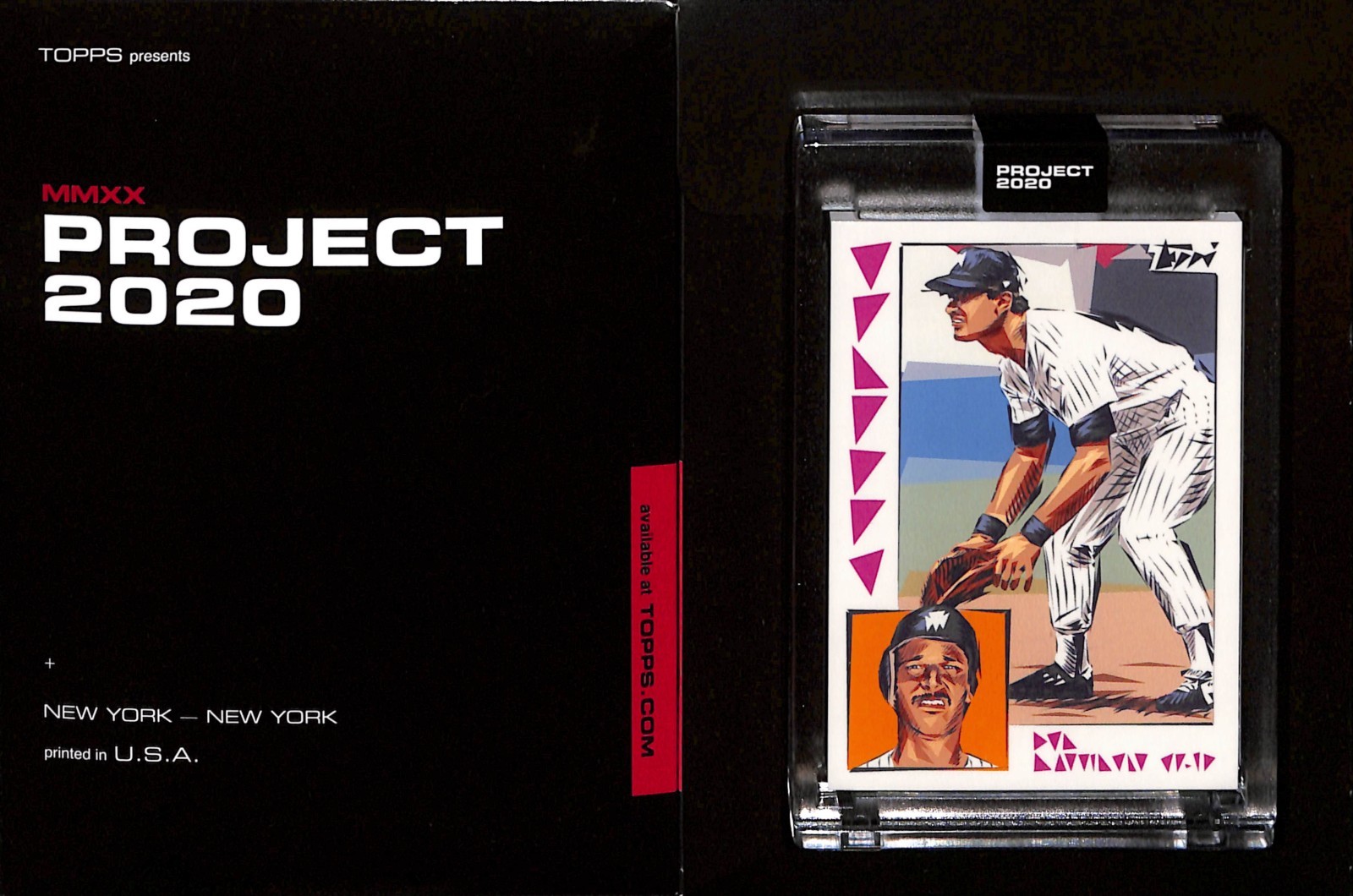 2020 TOPPS PROJECT 2020 #208 DON MATTINGLY - NEW YORK YANKEES - NATUREL