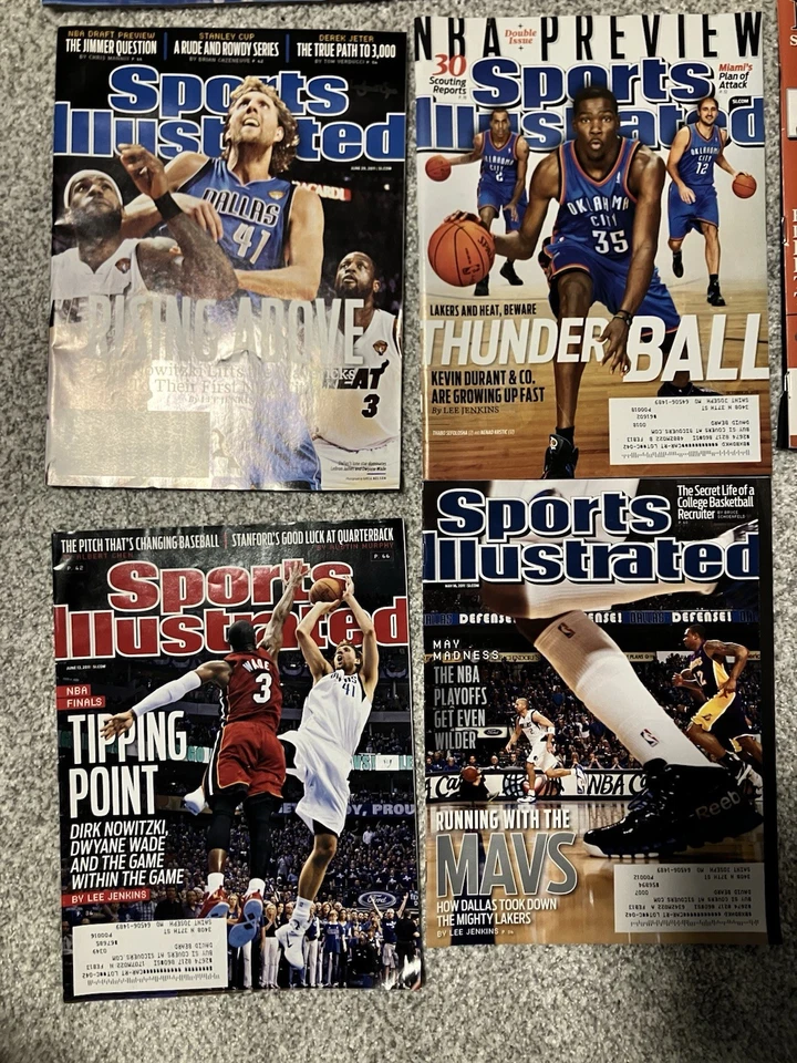 Sports Illustrated NBA Thunder & Mavericks Pack - 9 revistas - Durant, Kidd, etc. Foto 4 de 4