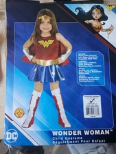 Rubies DC Wonder Woman Child Costume Toddler Size 2-4 New no headband