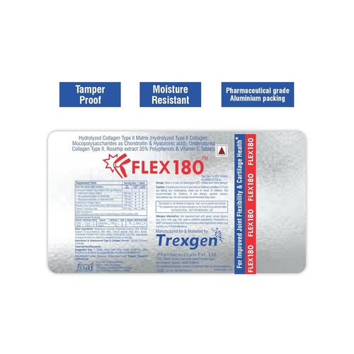 Trexgen FLEX180 Advanced Total Joint Pain&Cartilage Repair-Matrix Collagen Type - Picture 2 of 5