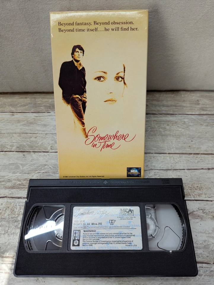Somewhere in Time (VHS 1980) Christopher Reeve, Jane Seymour - Image 3 of 3
