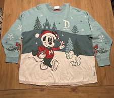 Jersey Suéter 2022 Mickey Mouse Disneyland Spirit Navidad Vacaciones Adulto XL