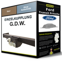 Starre AnhäNgerkupplung für Ford Transit Pritsche 13- Typ V363 G.D.W. NEU