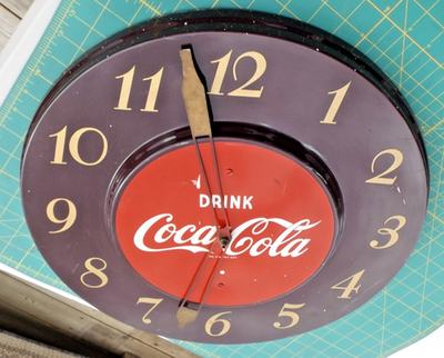 Horloge Coca-cola rouge - Déco murale/Horloges - decovintage