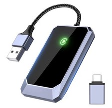 Wireless CarPlay Adapter for iPhone Plug  Play Converts Wired to Wireless