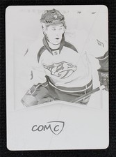 2013-14 Dominion Authentic Material Printing Plate Black 1/1 Filip Forsberg 7ez