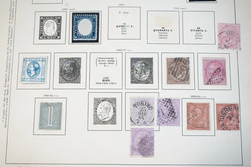 ITALY 1860s-1950s COLLECTION OF 1,000+ STAMPS MINT & USED IN SCHAUBEK ALBUM - Image 3 of 4