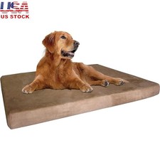 Waterproof Dog Bed Orthopedic XL Memory Foam W/ Washable Cover  Non-Slip Case
