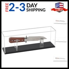 Knife Display Case Military Folding Pocket Knife Display Box Stand Holder Cab...