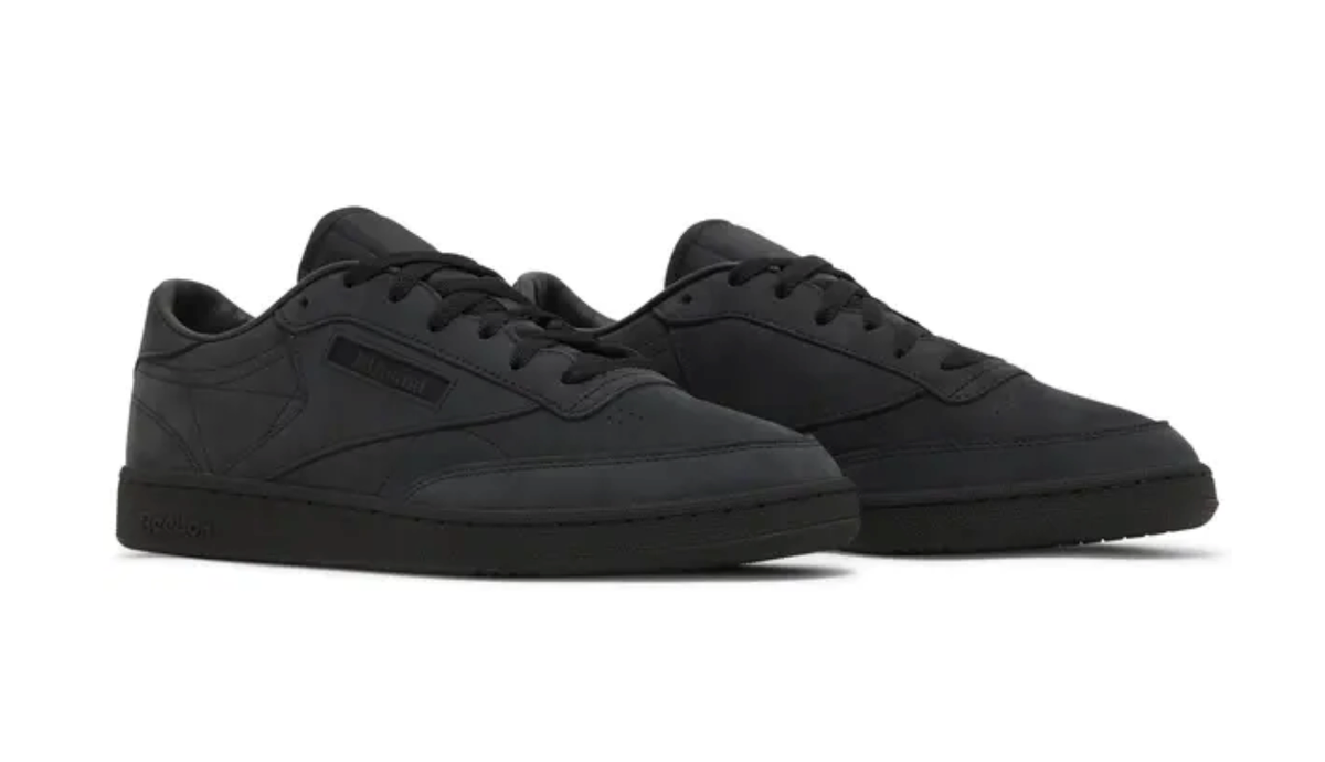 Size 4.5 - Reebok JJJJound x Club C 85 Triple Black IG8240 | eBay