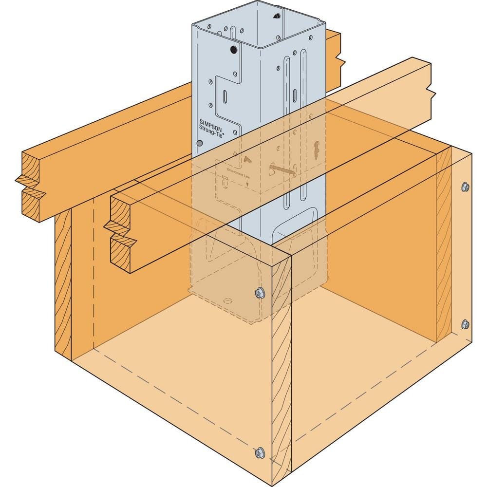 Simpson Strong-Tie 8x8 Moment Post Base -MPB88Z for sale