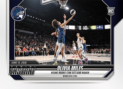 OLIVIA MILES Rookie - 2026 Panini Instant WNBA #154 SP LYNX RC- **IN STOCK RTS**