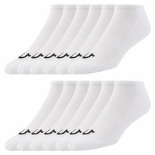 True Religion Mens Socks 6  12 Pairs No Show for 8-12, 12 Pairs: White