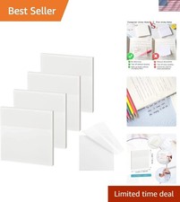 Elegant Transparent Sticky Notes - 3x3 Inch W...