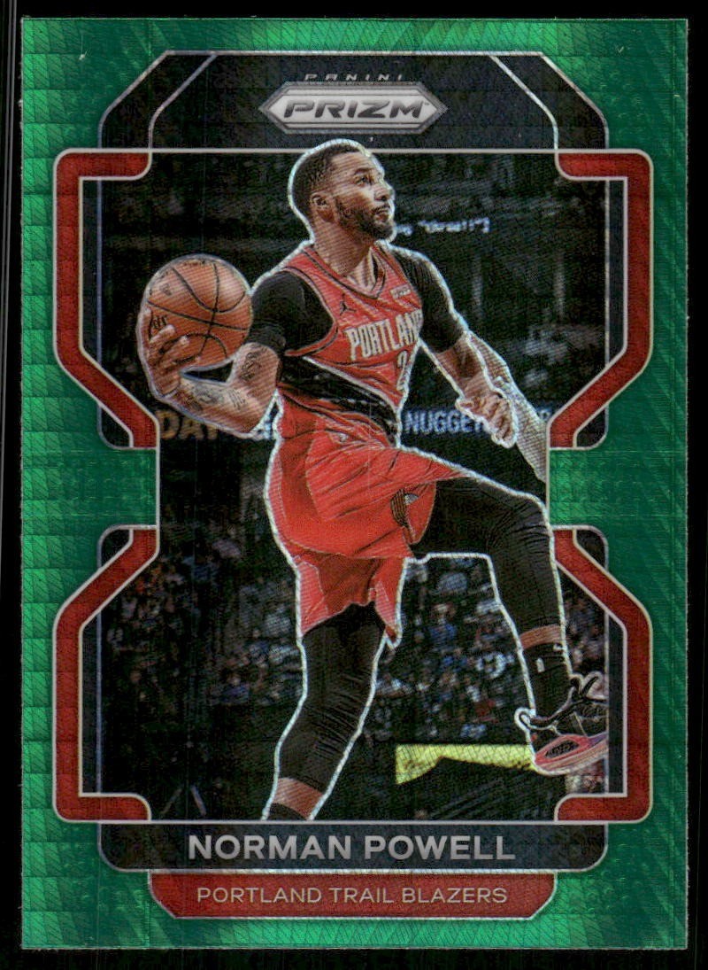 2021-22 Panini Prizm #119 Norman Powell Hyper Green SSP