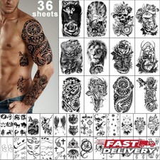 36 Hojas de Tatuajes Temporales para Hombres y Mujeres con Dise os Peque os