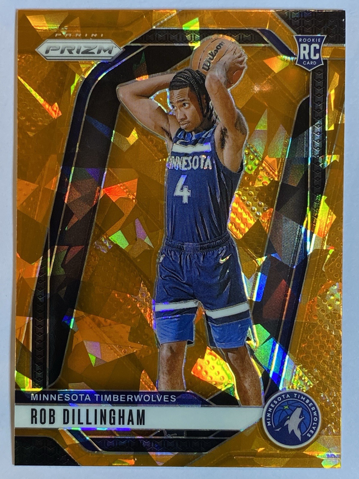 2024-25 Panini Prizm - Robert Dillingham #250 Orange Ice Prizm (RC)