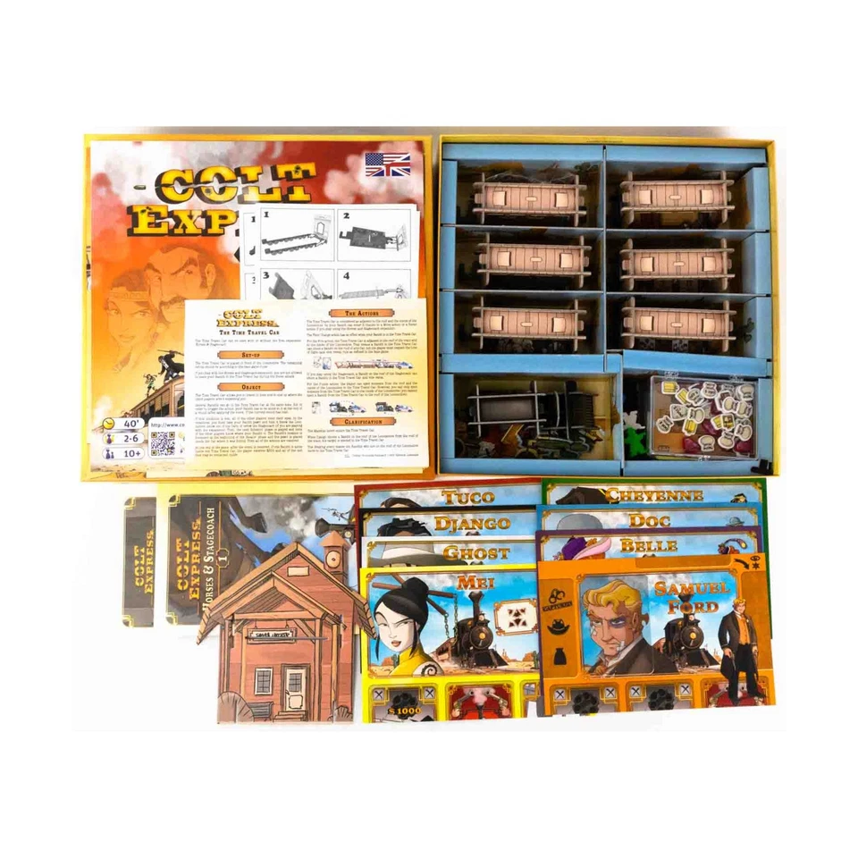 Asmodee Board Games  Colt Express Collection #9 - Core Game + 3 Expansio EX/NM - Image 2 of 2