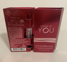 2026 2X Emporio Armani POWER of YOU Eau de PARFUM .04oz/1.2ml Sample Size Vial