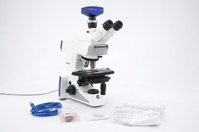 Zeiss AxioLab 5 Fluorescence Phase Contrast Microscope Mikroskop Axiocam 305 DAP