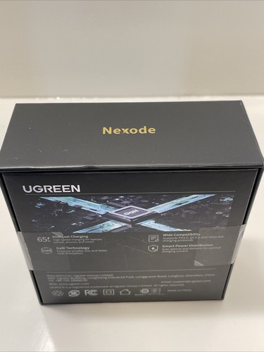 UGREEN Uno Charger 65W USB C Charger Nexode 3-Port Gan Charger Compact Fast USB - Zdjęcie 10 z 10