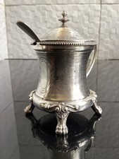 MOUTARDIER en ARGENT MASSIF