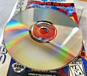 SEGA SATURN X-Men Children of the Atom Game Case, Disc and Booklet
