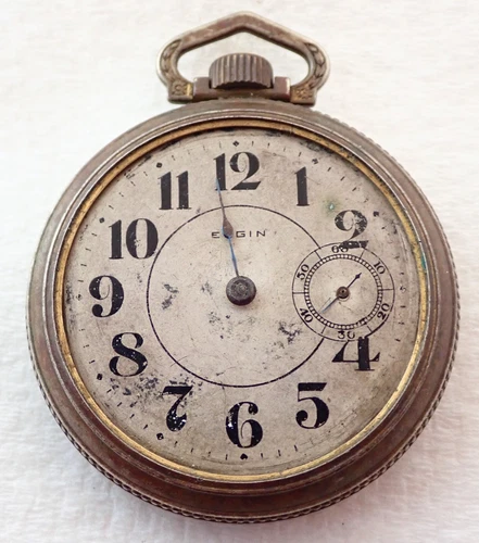 ANTIQUE 18s ELGIN GRADE 335 17 JEWEL POCKET WATCH PARTS