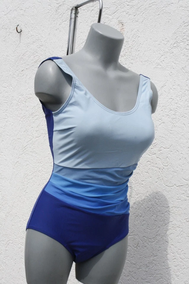 NEU 2023/24 C&A SEXY Badeanzug Einteiler (400589) breite Träger 2-farbig in 40 - Bild 2 von 4