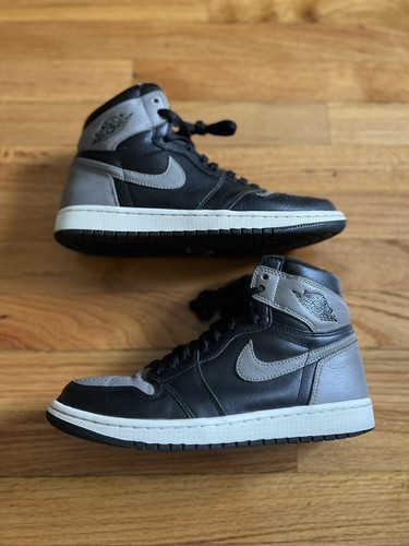 Air Jordan 1 Retro High OG Shadow Grey 2018 555088-013 Size 8 - Picture 4 of 7