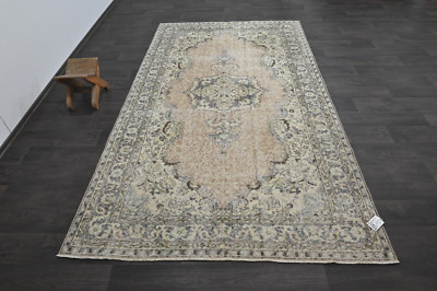 Oushak Türkisch Vintage Teppich 5x9 Kelim Rug Anatolisch Handarbeit Boho Deko...