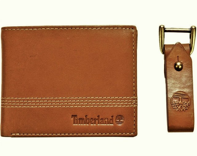 timberland men's leather wallet