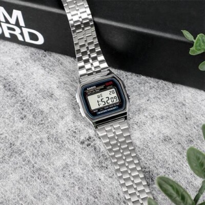 Casio A159WA-N1 Men's Classic Digital Stainless Steel Metal