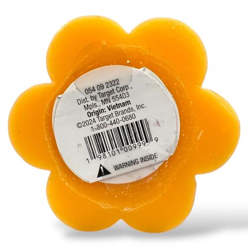 3-PACK Flower Shaped Pillar Candle Unscented 3.75” Wizard Gold - Room Essentials - Picture 18 of 23