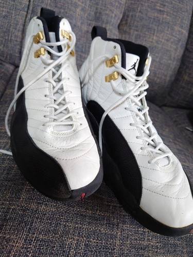 NIKE Air Jordan 12 OG Taxi Vintage US 11.5 Size From Japan Used Authentic sneake - 第 1/5 張圖片