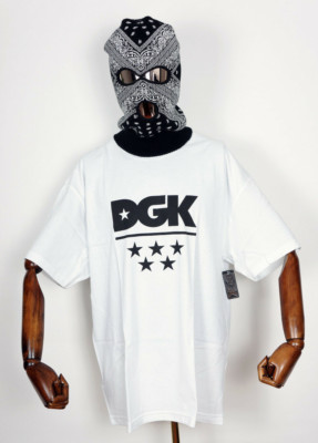 Dgk Skateboards T-Shirt Tee All Star White in S Dirty Ghetto Kids