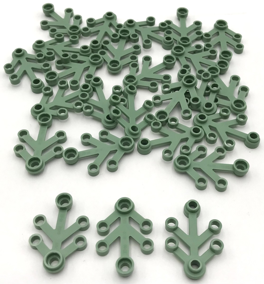 Lego 25 New Sand Green Plants Leaves 4 x 3 Studs Pieces | eBay