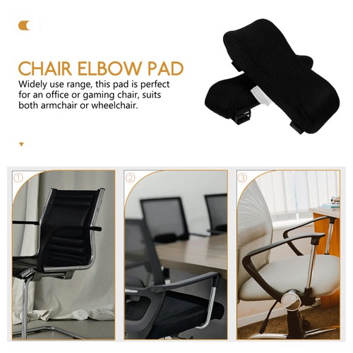 2 Count Armlehnenpolster Büro Ergonomische Stuhl Ellbogenschützer - Afbeelding 8 van 12