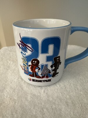 Hershey Park Mug 2023 Chocolate Characters-Reeses, Kiss, Chocolate Bar