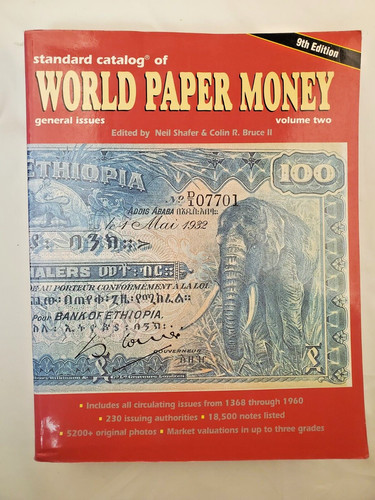 Standard Catalog of World Paper Money General Issues 9th Edition Volume 2 B107