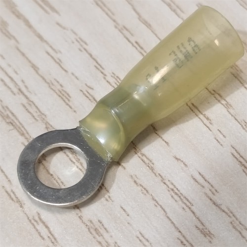 12-10AWG Wire Crimp Connectors Heat Shrink Ring 1/4" Stud Terminals 20-250pcs - Picture 7 of 15