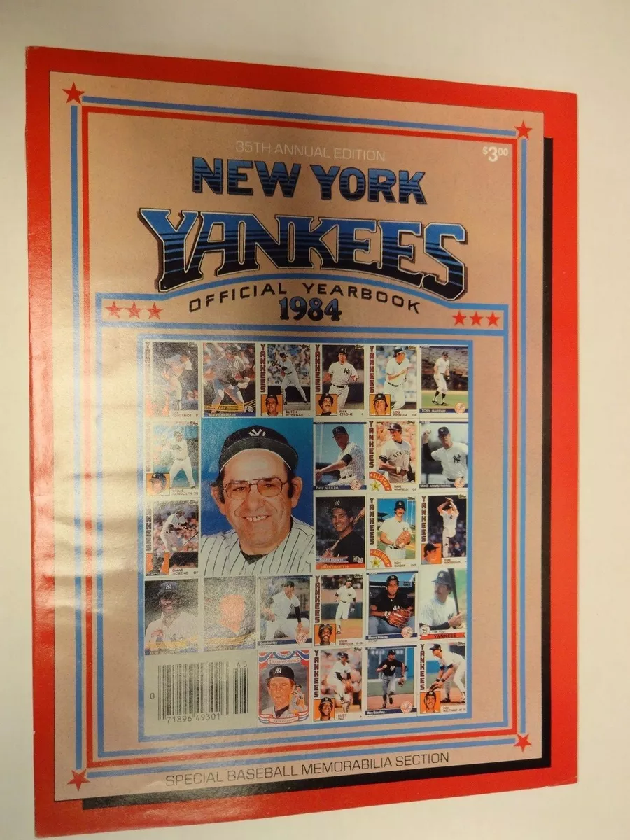 NewYork YANKEES 1984 oficial yearbook