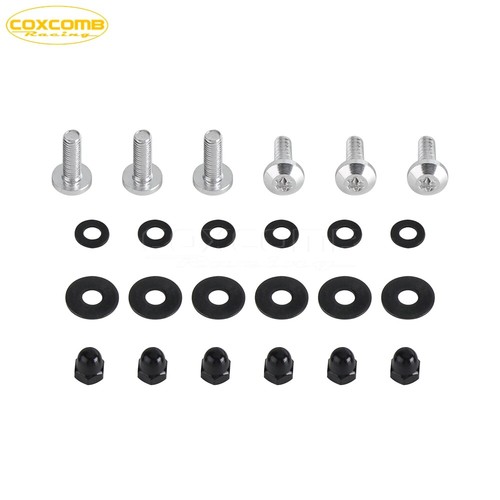 6Pcs Silver T25 Front Fairing Windshield Bolts Screw For Harley Sportster MEM - Picture 7 of 10