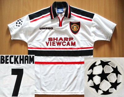 MINT CHAMPION CL Manchester BECKHAM L Large 1997 shirt jersey